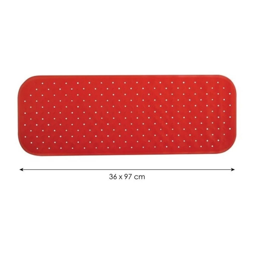 tapis Fond de baignoire antidérapant Caoutchouc CLASS Rouge MSV