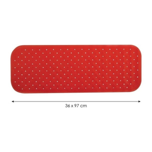 tapis Fond de baignoire antidérapant Caoutchouc CLASS Rouge MSV