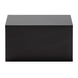 Mesita de noche flotante Apolo 1 cajón color Negro