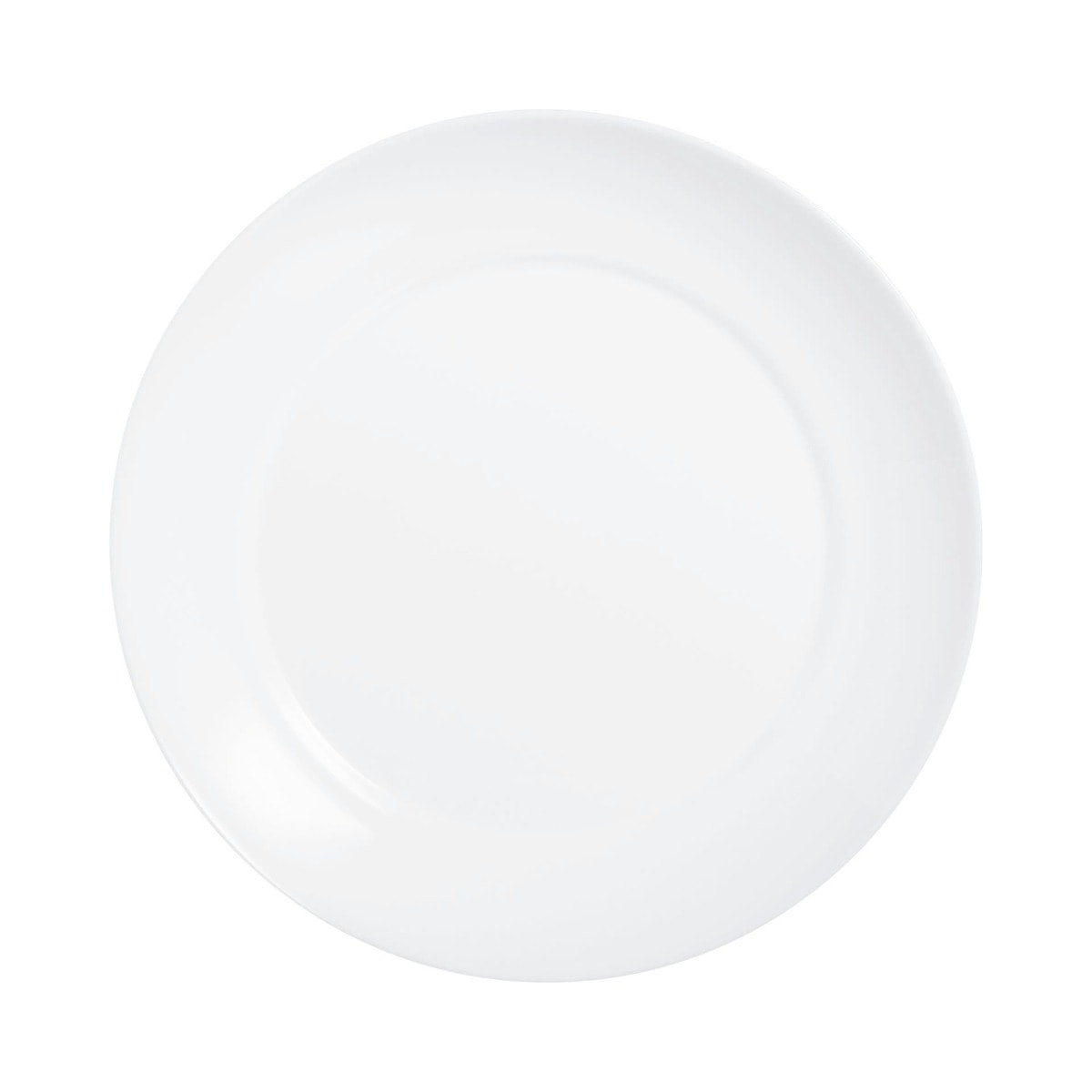4 assiettes plates blanches 25 cm Apy - Luminarc
