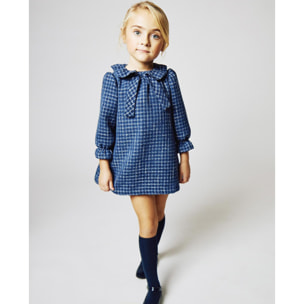 Vestido chanel lazada azul marino