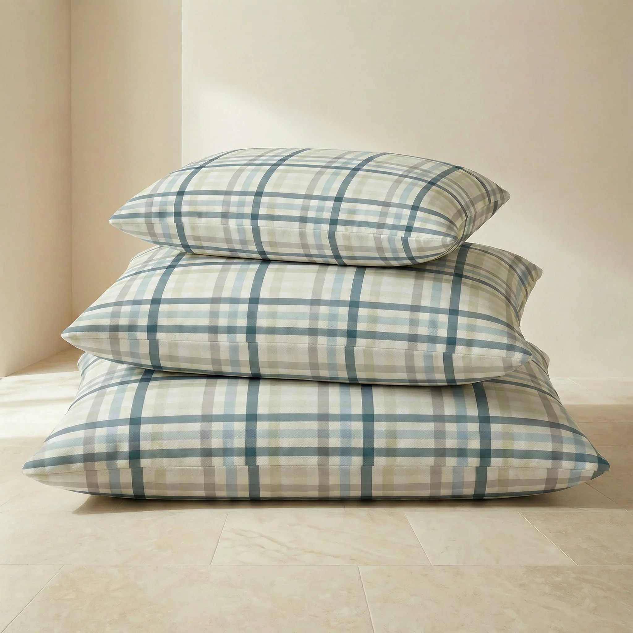 Housse antitaches pour lit pour animal Gia Bleu