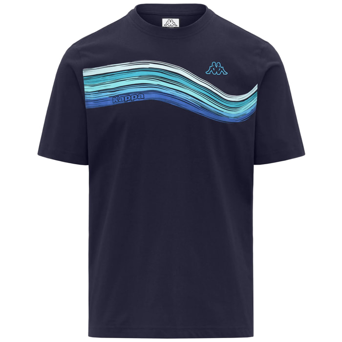Camisetas y tops Kappa Hombre Logo Wave 140