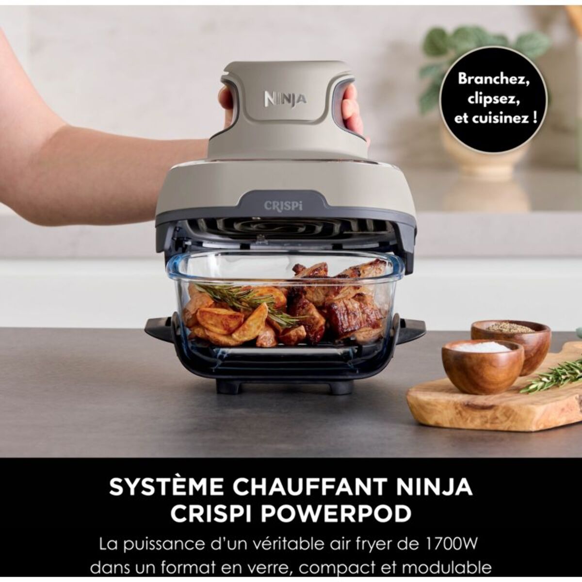 Friteuse sans huile NINJA CRISPi 4-in-1 Beige FN101EUST