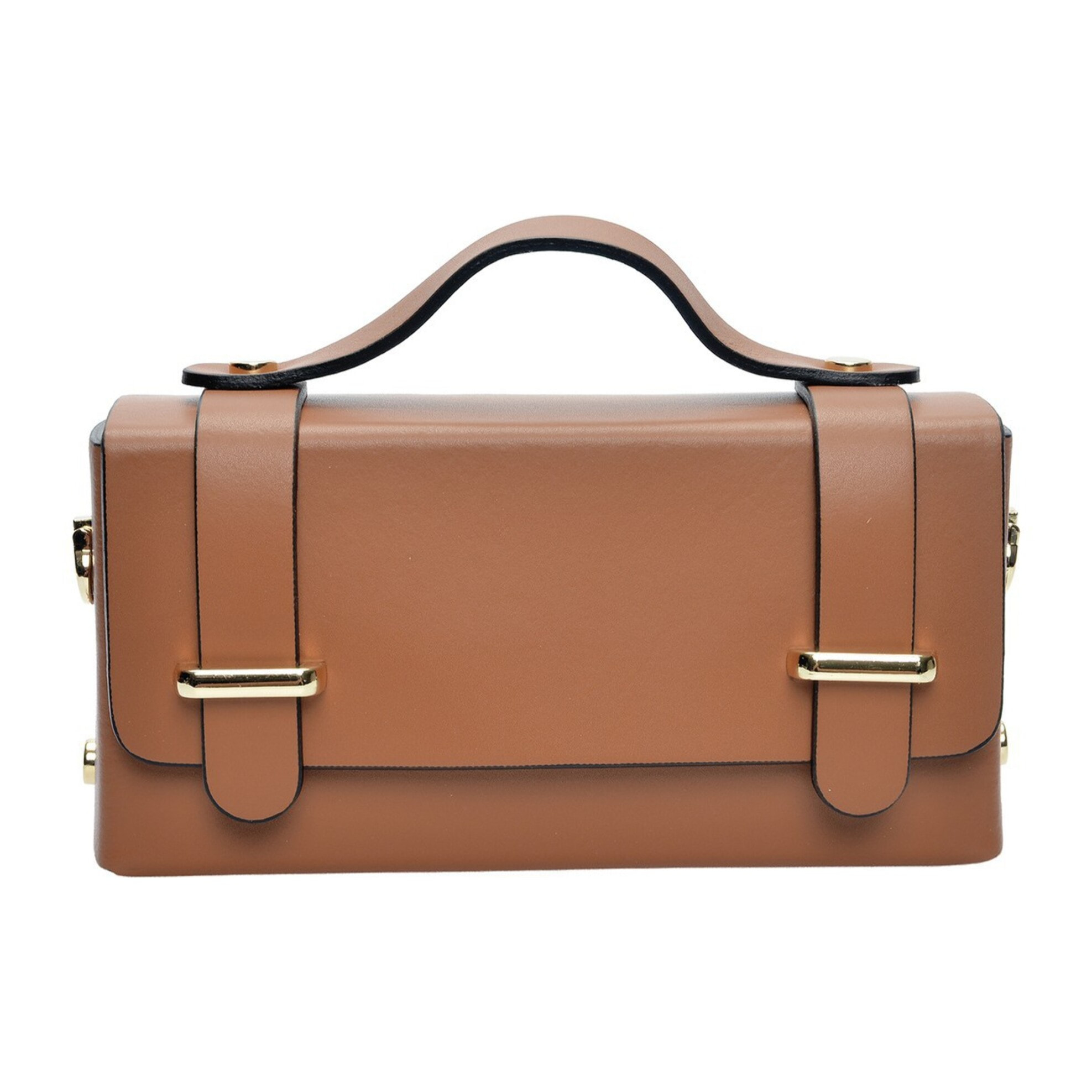 Borsa a mano Anna Luchini Cammello