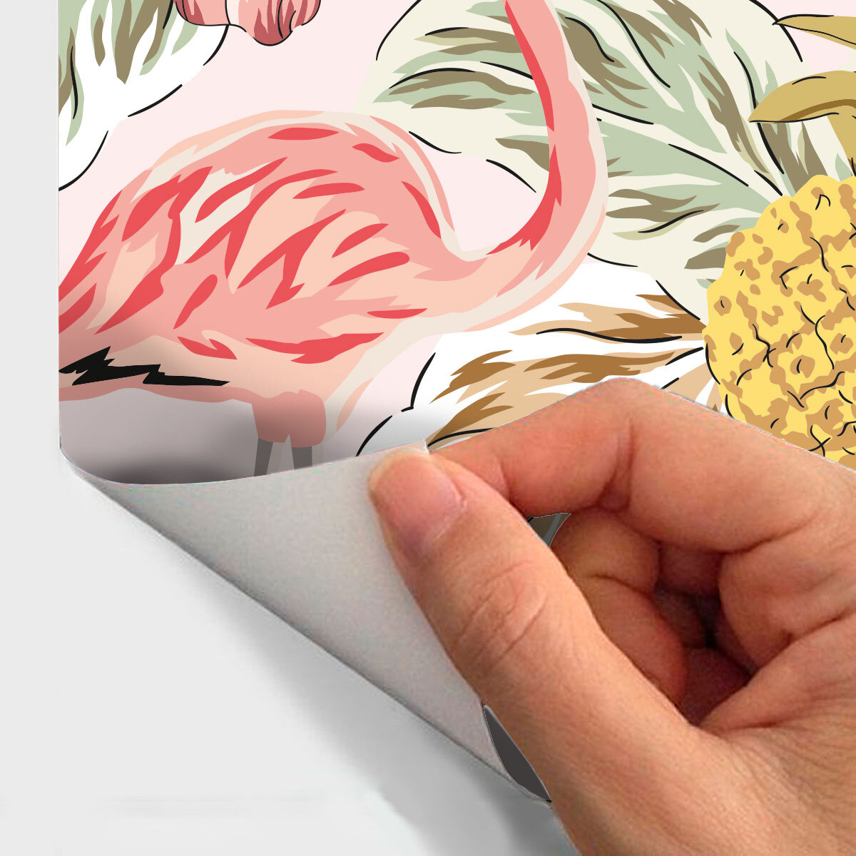 Sticker effet papier peint - TIRRASES