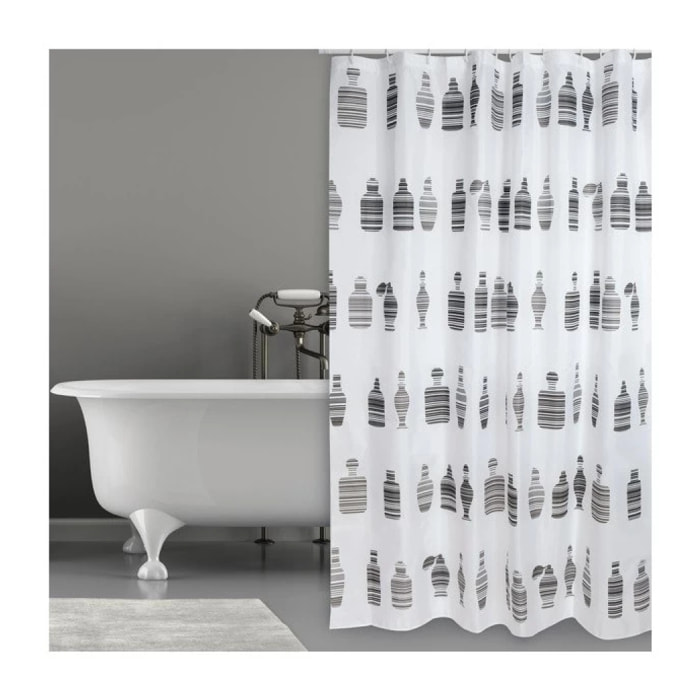 Rideau de douche Polyester MOSHI 180x200cm QUALITE PREMIUM Chocolat MSV