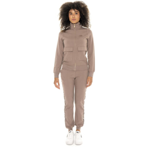 Tuta invernale donna con collo alto e zip linea Chic Tones