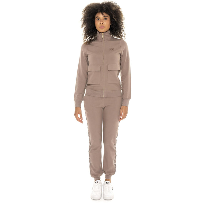 Tuta invernale donna con collo alto e zip linea Chic Tones