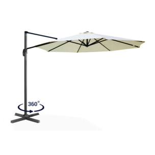 Parasol Sombra 360° rond Ø3m + housse