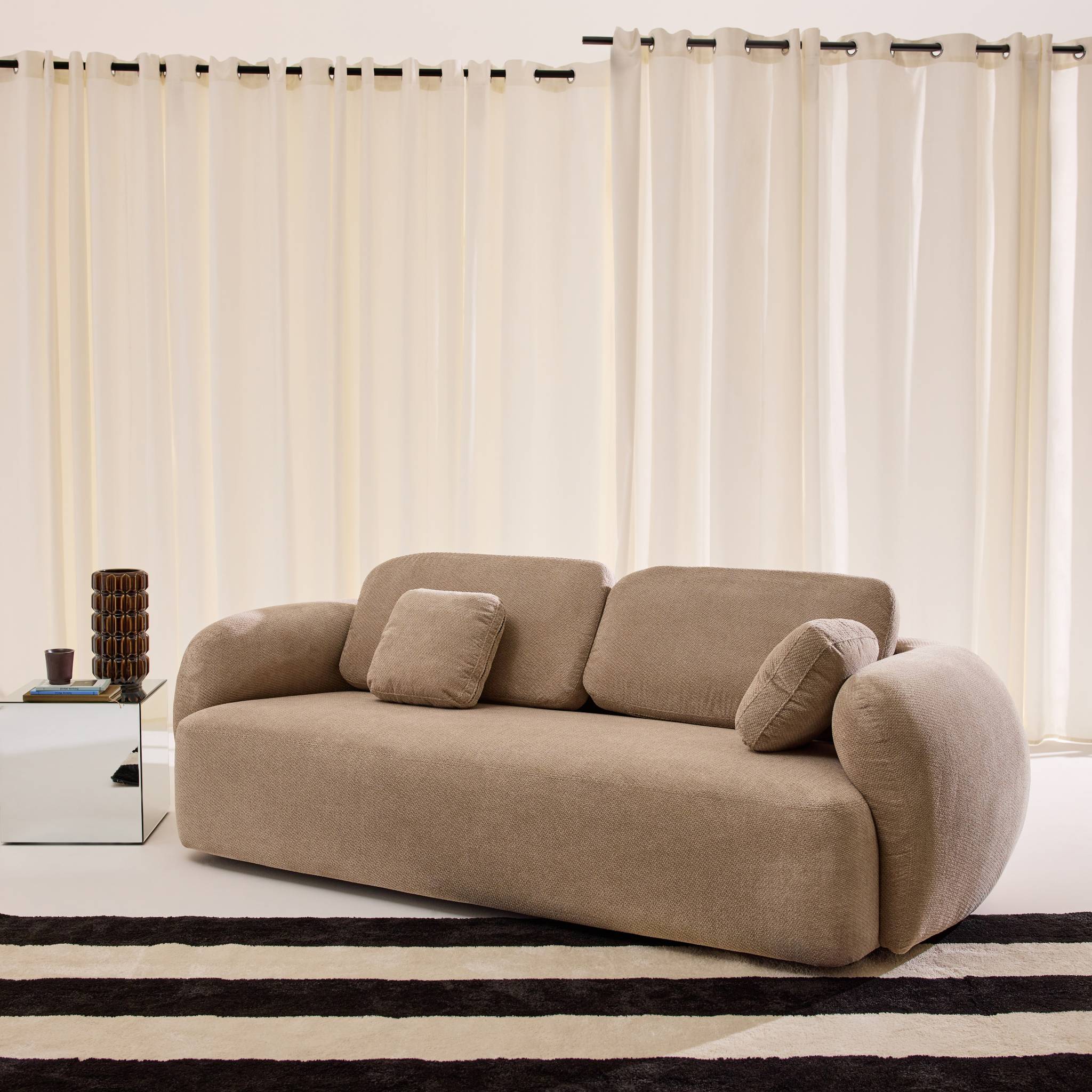 Canapé 3 places tissu chenille  CLOUD