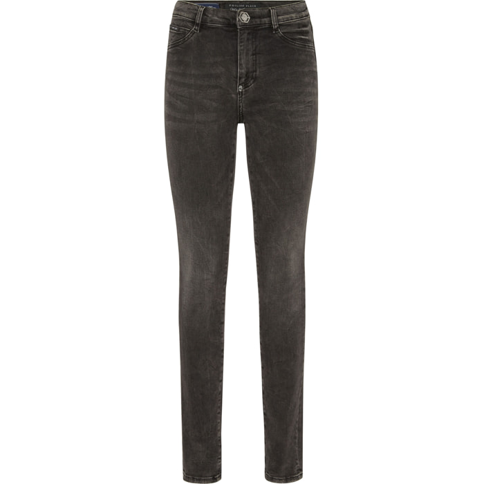 PHILIPP PLEIN Jegging de cintura alta