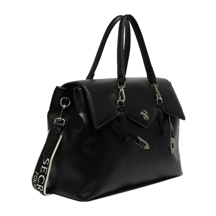 Borsa a mano da donna - Modello Elora Prime - 100% poliuretano - 38.0 x 26.0 x 15.0 cm