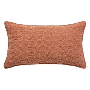 Coussin bouclette Soana terracotta 30x50cm