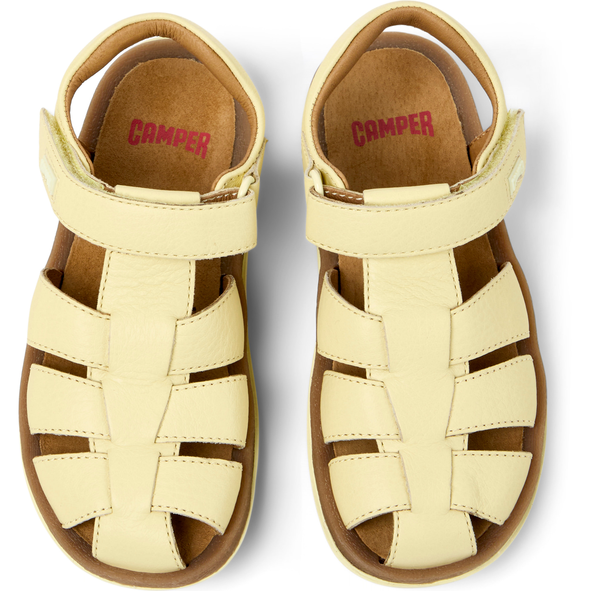 Sandalias - CAMPER Bicho - Amarillo - Cuero liso