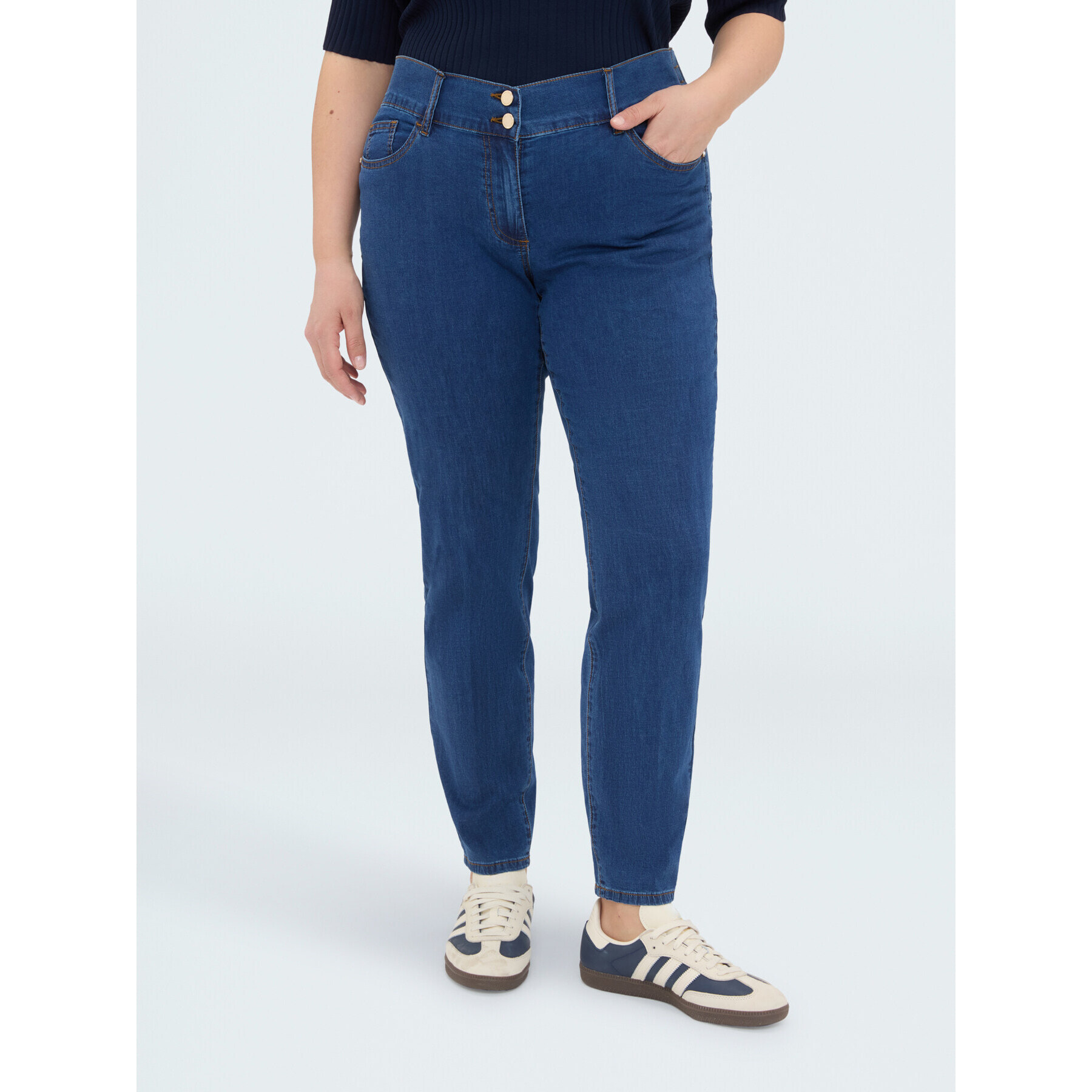 Fiorella Rubino - Jeans Skinny lavaggio blu - Blu