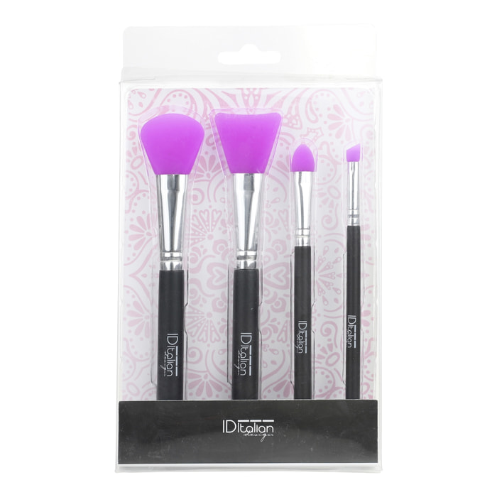 Pack 4 pinceaux en silicone revolution