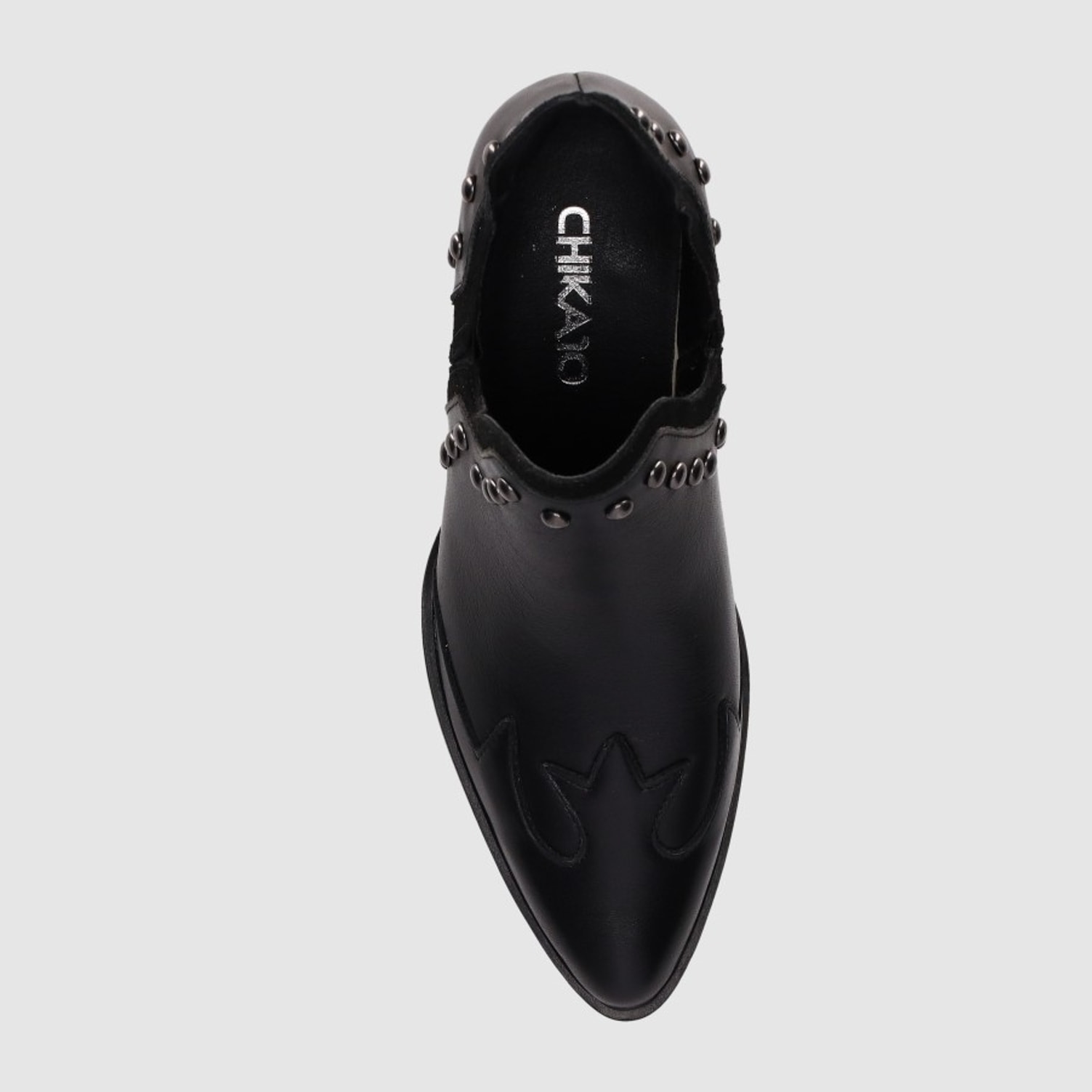 Botines de Piel - Negro - Tacón: 5 cm