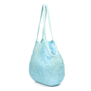 Forliana Borsa a spalla da donna. Tessuto in nylon all'uncinetto in cotone