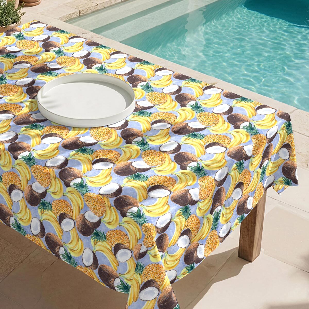 Mantel antimanchas Frutrop - 100% algodón -