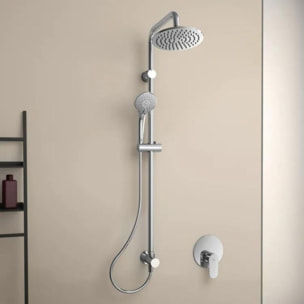 Colonne douche encastrée Idealrain chrome