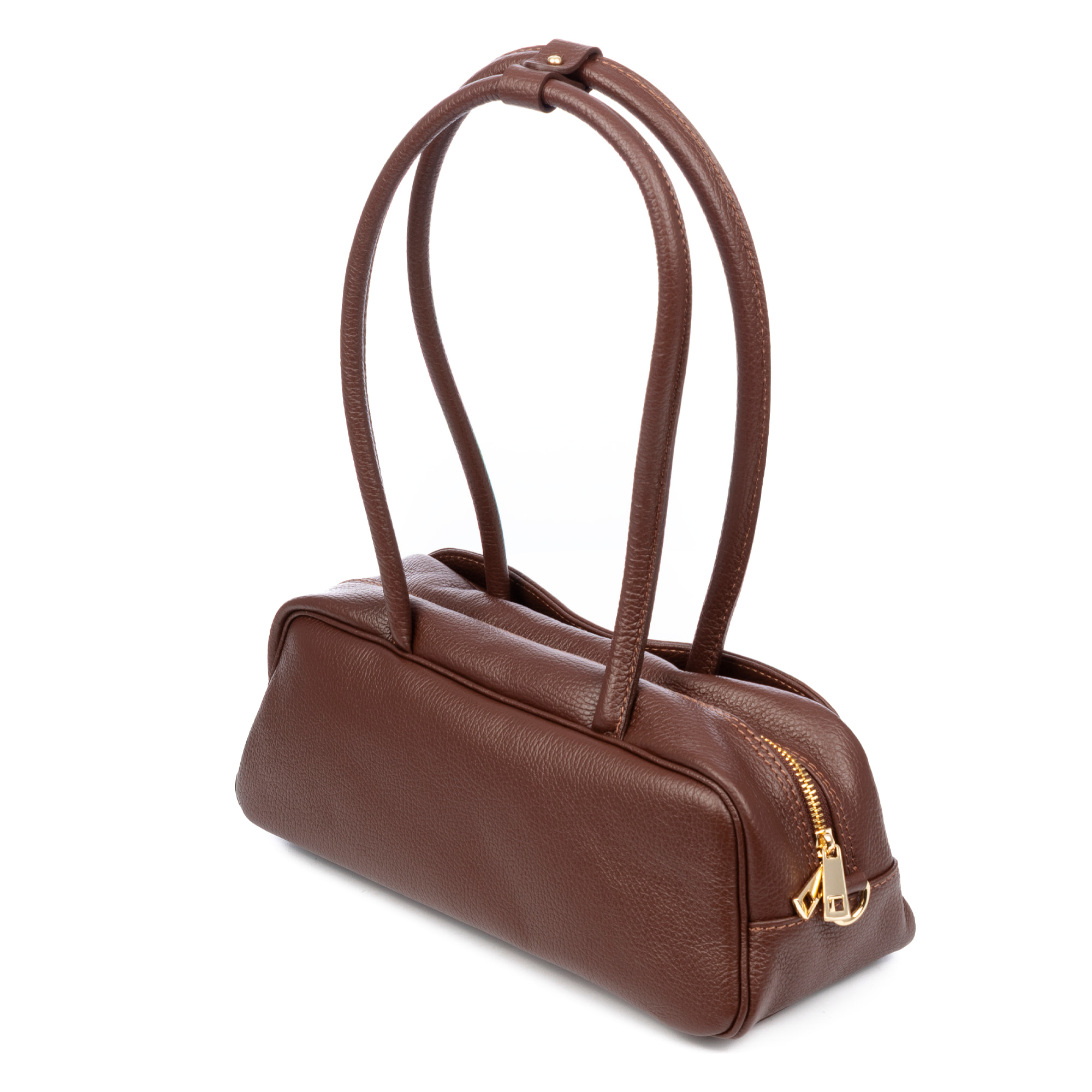 Baranzate borsa a spalla donna. Pelle autentica Dollaro.