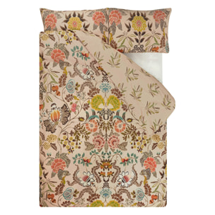Housse de couette imprimée en percale de coton, BROCART DECORATIF, Beige moyen