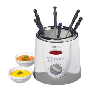 Friteuse et fondue pour 6 personnes 1L Clatronic FFR 2916 Blanc