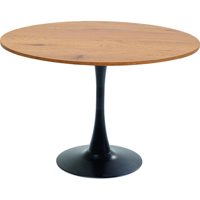 Table Schickeria chêne et noire Kare Design