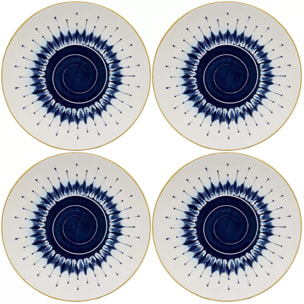 Assiettes Dalia 21cm set de 4 Kare Design
