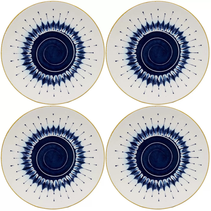 Assiettes Dalia 21cm set de 4 Kare Design