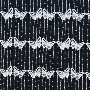 Modulable en macramé papillon - Blanc