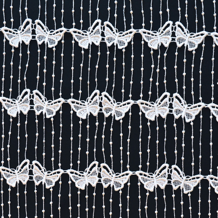 Modulable en macramé papillon - Blanc