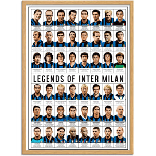 Affiche - Legends of Inter Milan - Olivier Bourdereau