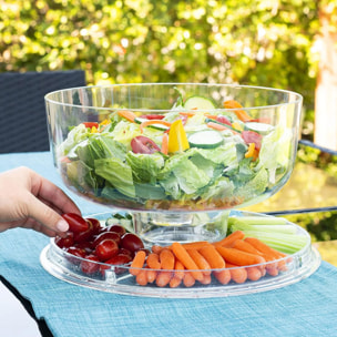 plato para tarta con cúpula multifuncional de 6 usos ø30,5 cm