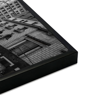 Affiche encadrée New York taxis jaunes Affiche + cadre en métal - Noir