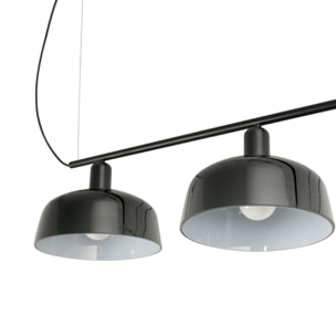 TATAWIN M Lampe suspension linéaire noire