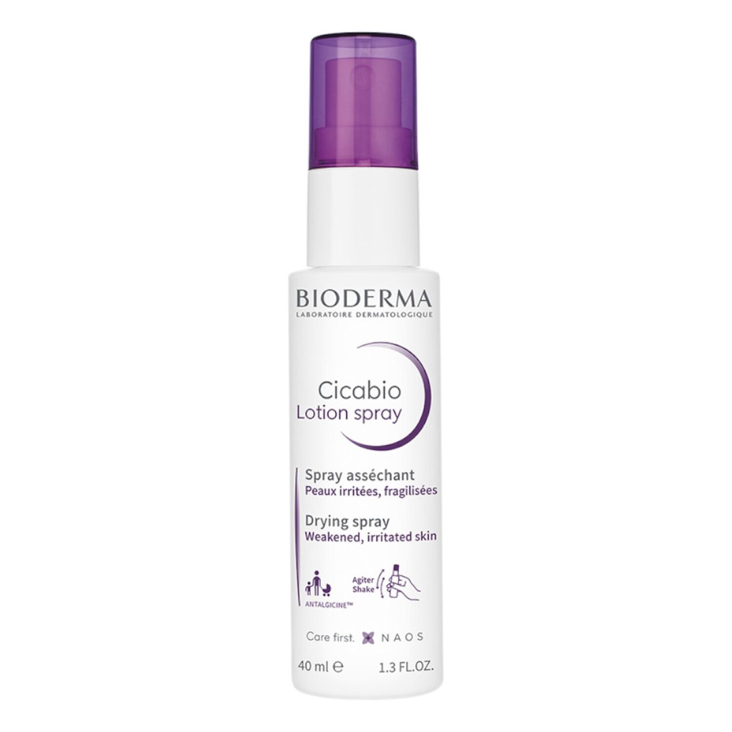 Cicabio Lotion Cicatrisante Spray - Asséchant Peaux Irritées Fragilisées 40 ml