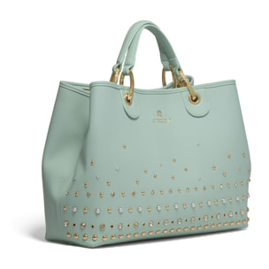 Borsa a mano  da donna In Poliestere e Poliuretano Prodotto artigianale 37x27,5x15 cm