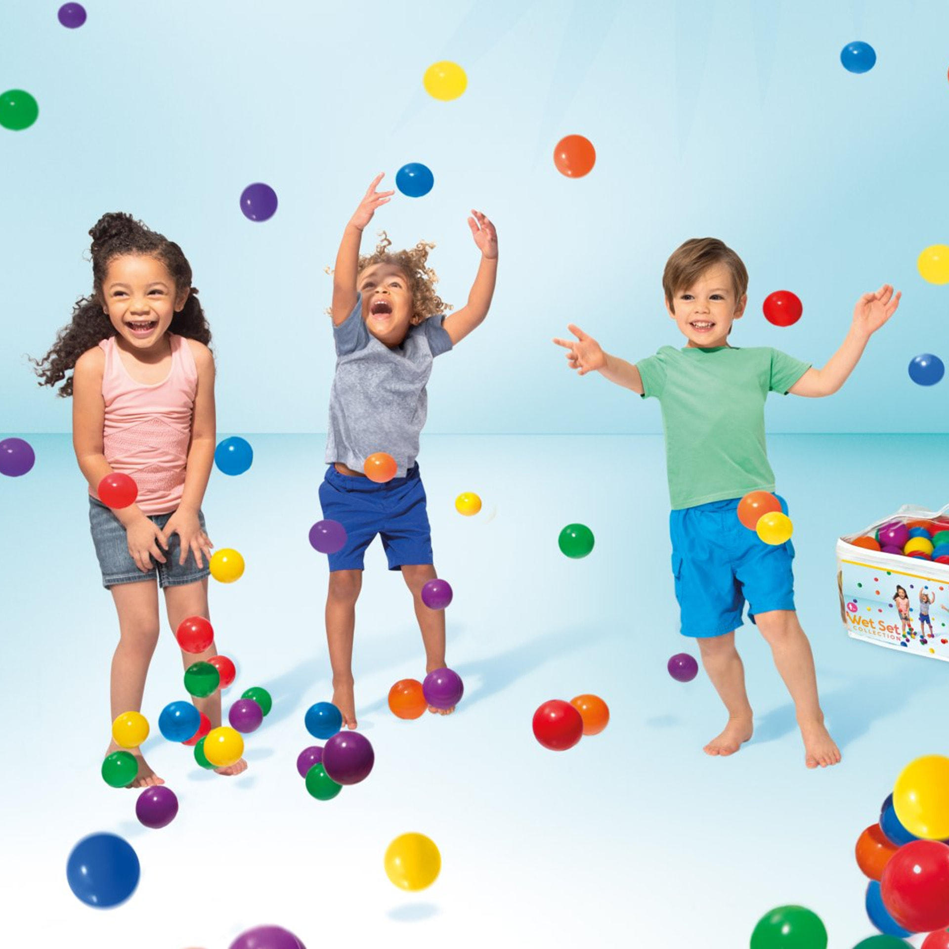 Intex Set 100 Palline Fun Ballz, Ø 6,5 cm