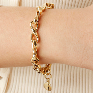 Bracciale Catena Infinito Golden