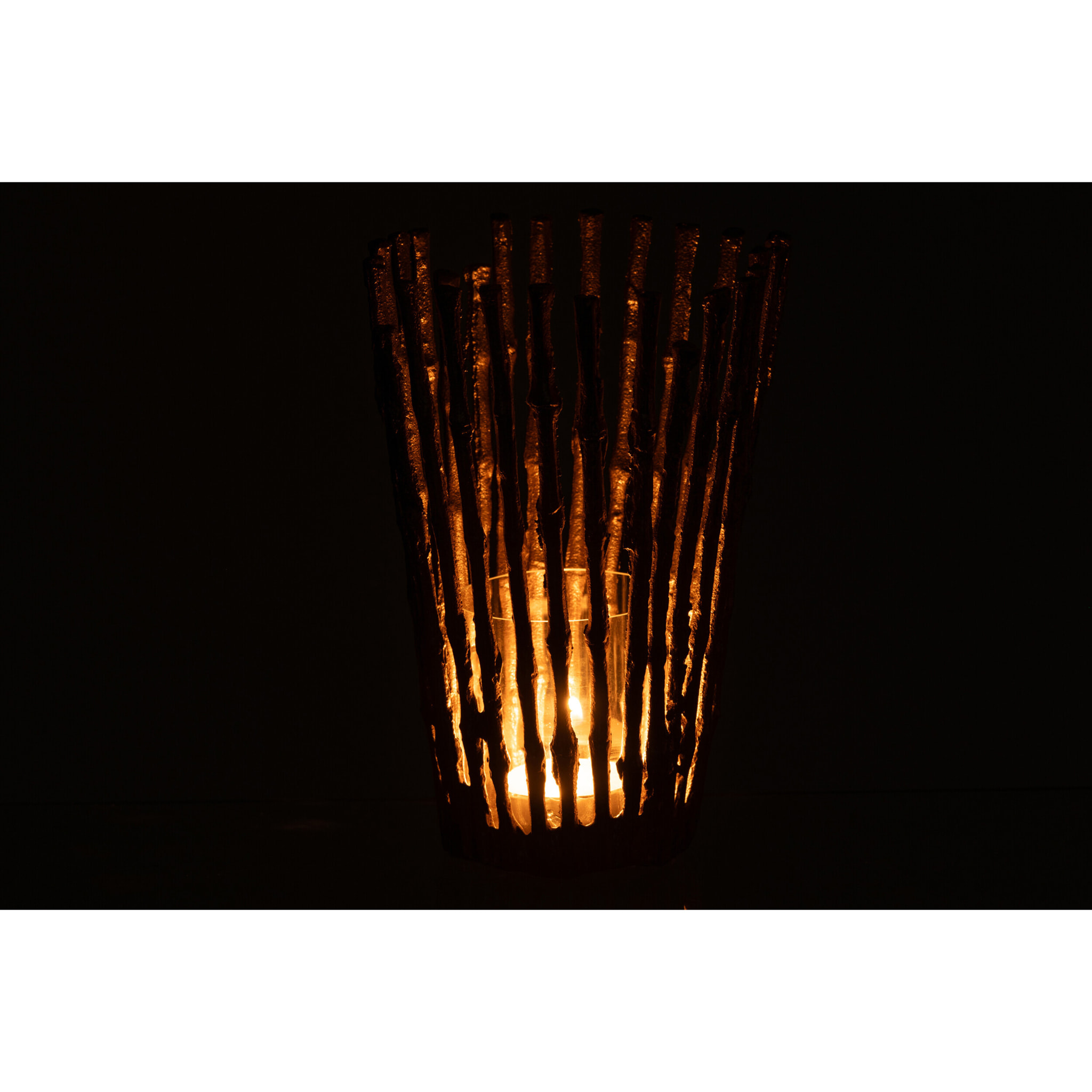 J-Line bougeoir - aluminium - or - large