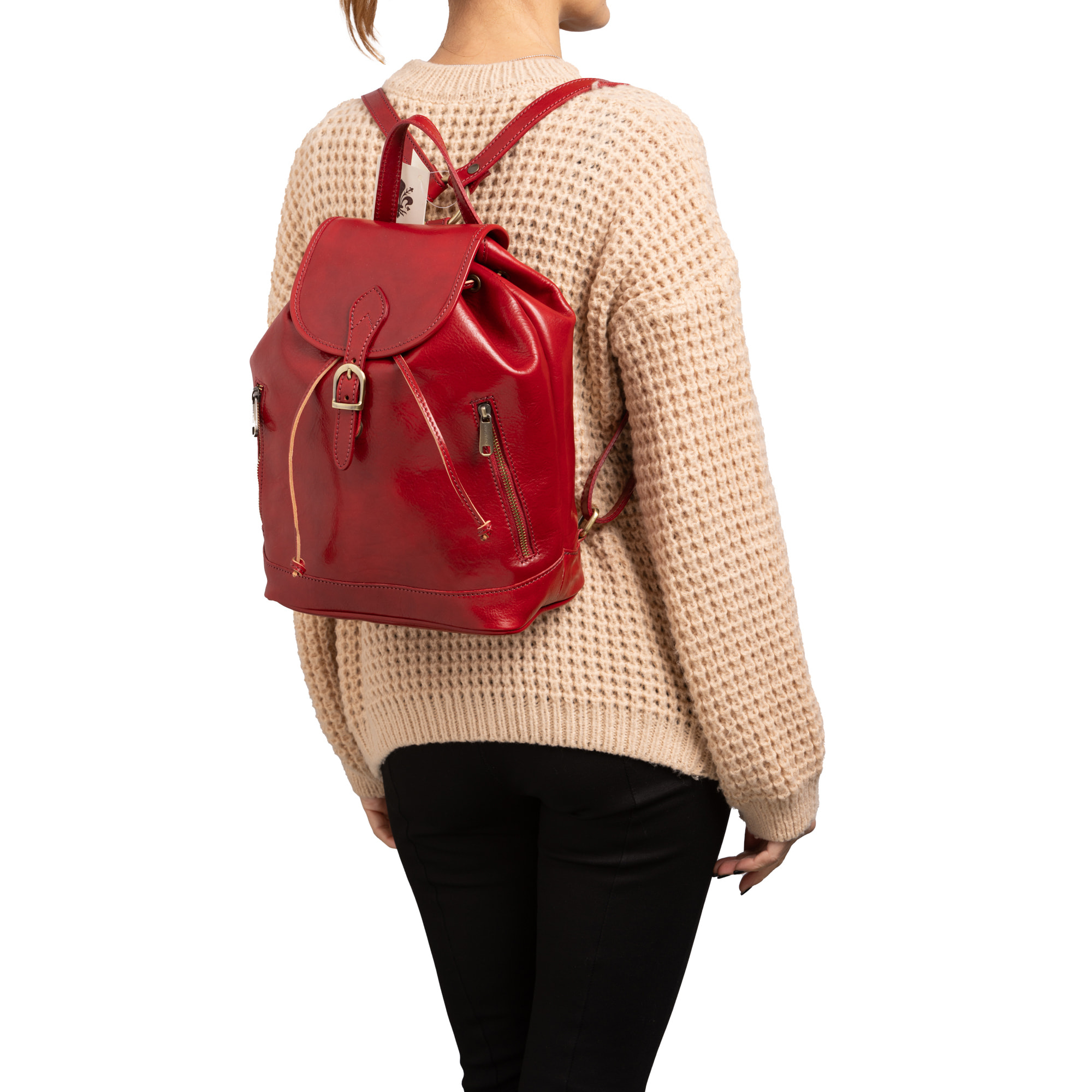 Borsa a spalla  da donna In Vera pelle Made in Italy 25x32x14 cm