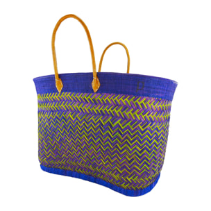 Panier artisanal de Madagascar - Antaly GM Prune