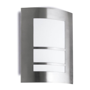 Forlight Aplique Ip55 Siluet E27 60W Acero Inoxidable 1500Lm