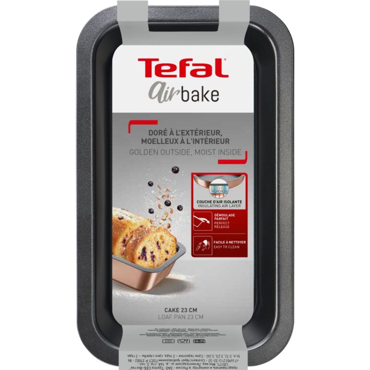 Moule à cake TEFAL Airbake  23 cm