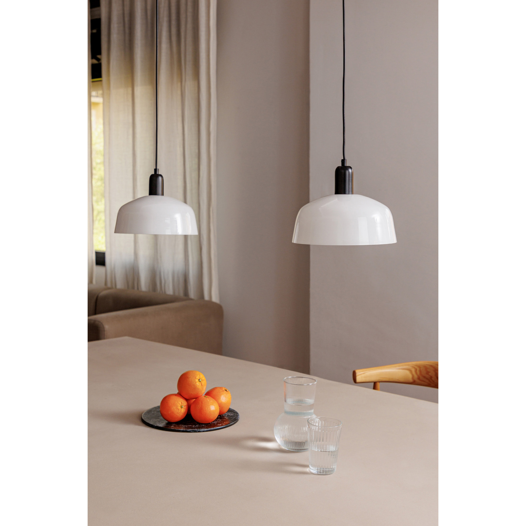 TATAWIN M Lampe suspension blanche