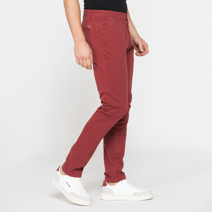 PANTALONE CHINO MOD. 617 IN GABARDINA ELASTICIZZATA