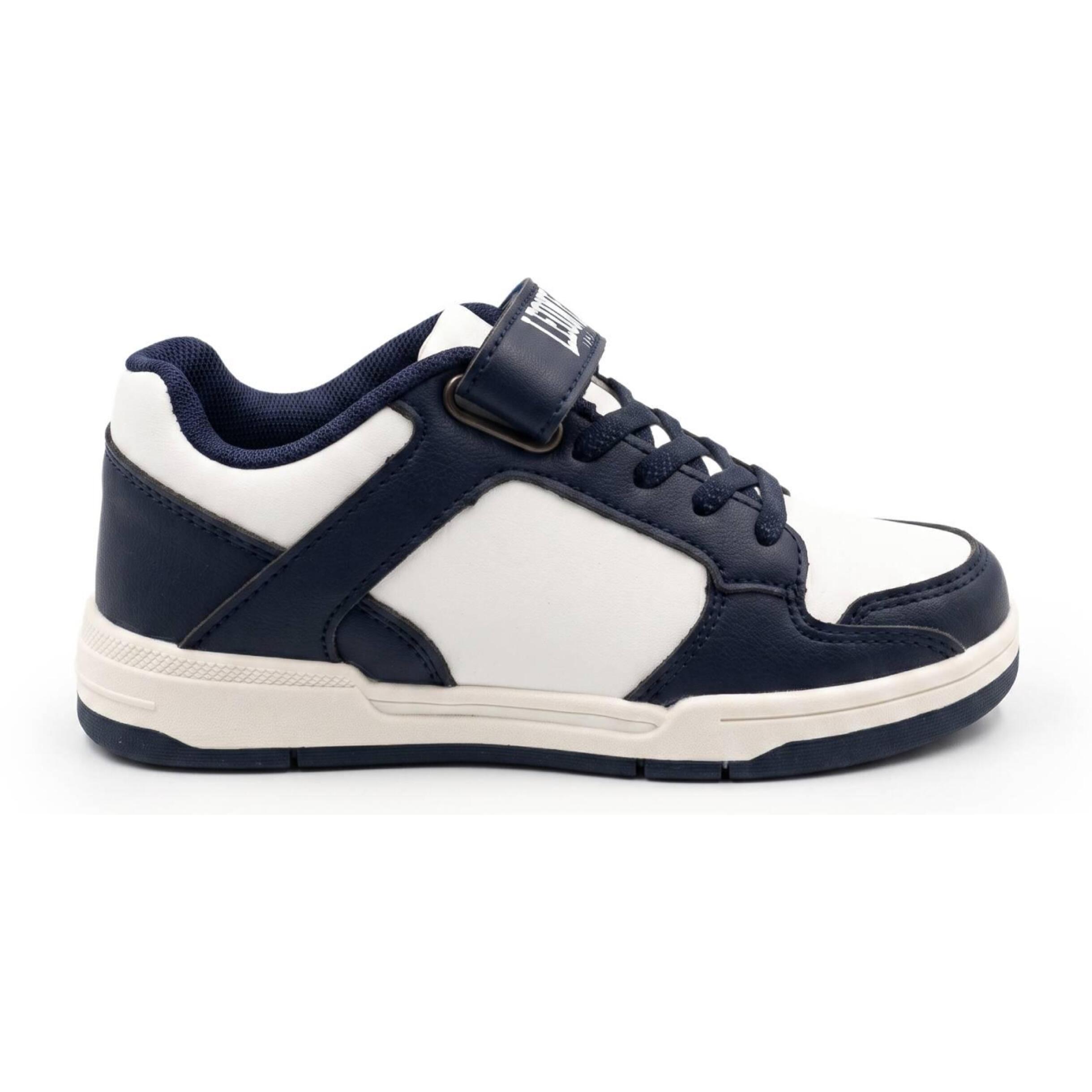 Sneakers da bambino con strap e lacci Leone 1947