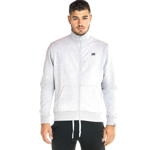 Sudadera de hombre Leone con cuello alto y cremallera Basic